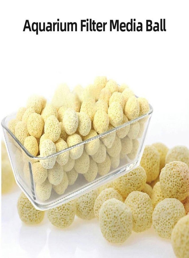 VAYINATO Aquarium Filter Media Yellow Ceramic Balls - 500g with Media Bag - Biological Filtration for Freshwater & Marine Tanks - Enhances Water Quality & Nitrifying Bacteria Growth - Image 4